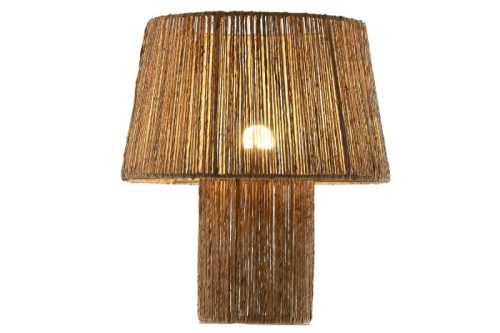 Làmpada de Sobretaula de Jute Natural