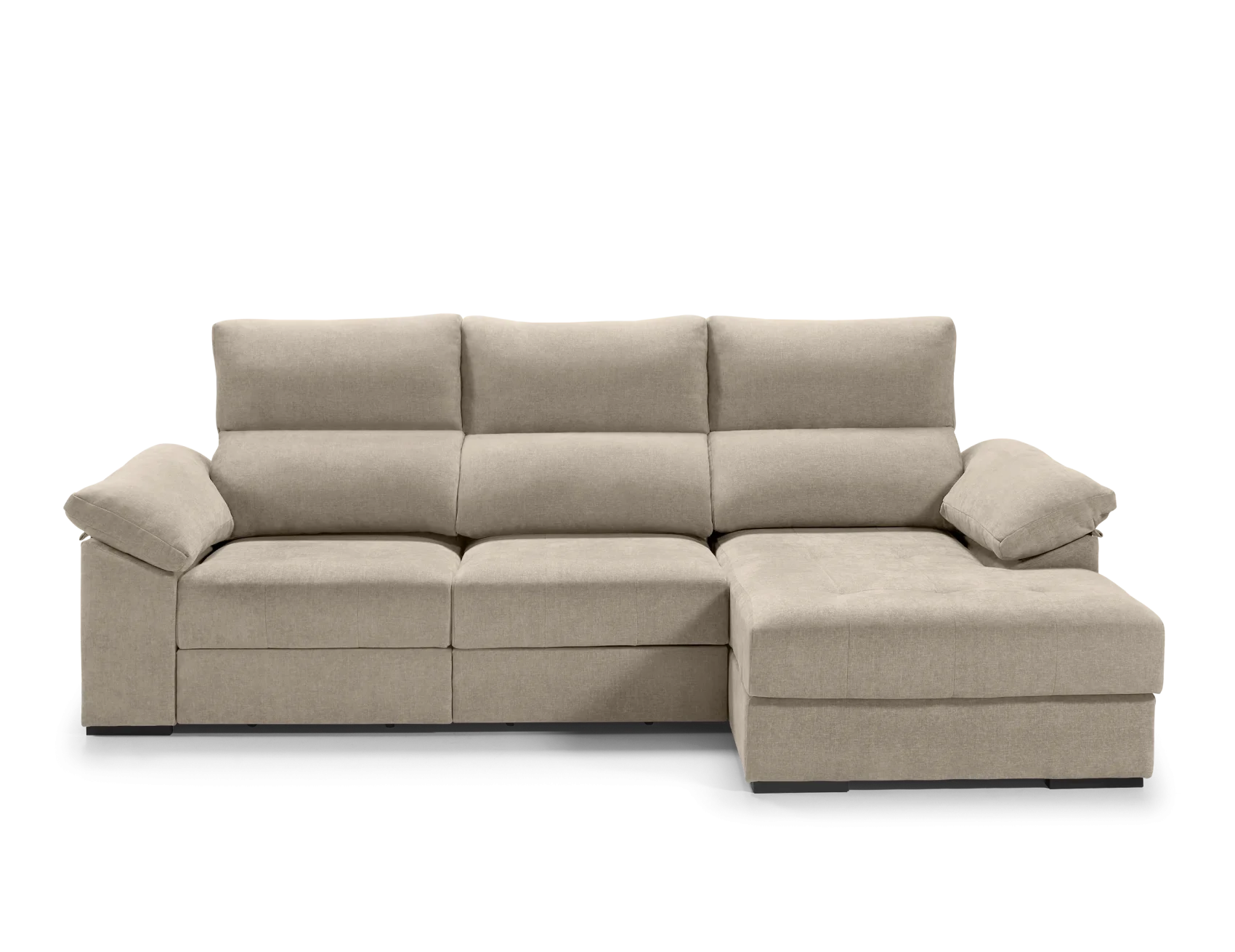 Sofà CAIRO amb Chaise Longue i Reposabraços Abatibles – 4 Places