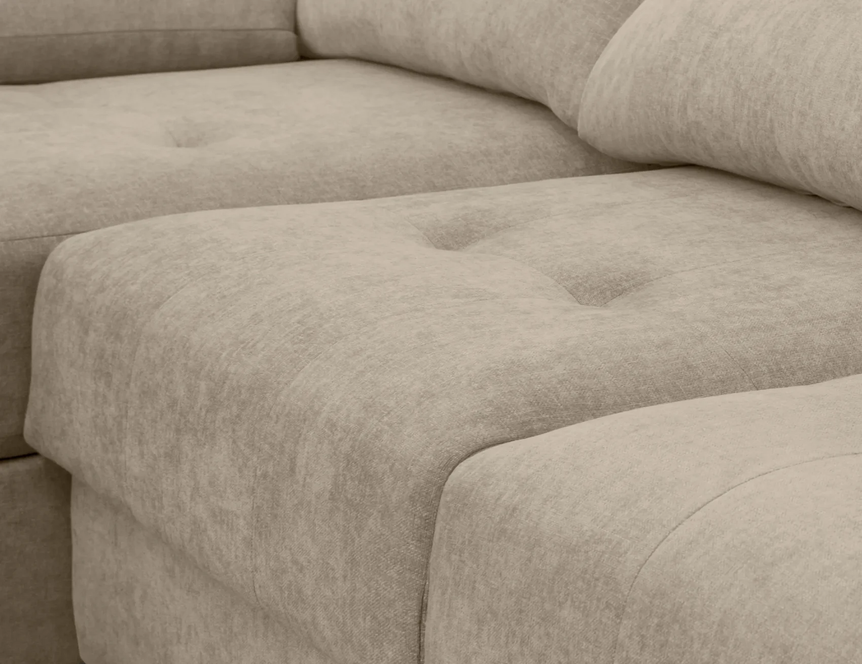 Sofà CAIRO amb Chaise Longue i Reposabraços Abatibles – 4 Places