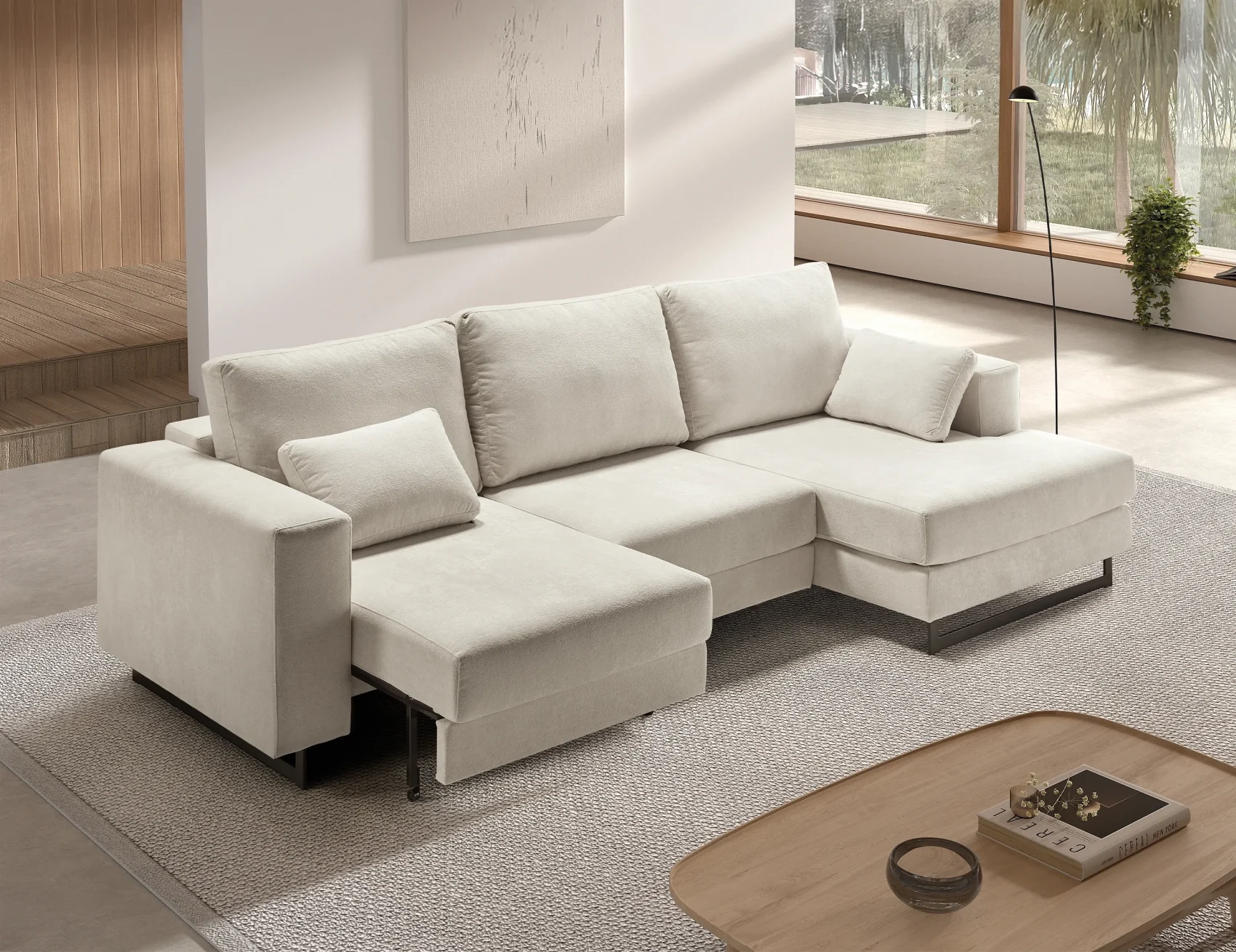 Sofà MONET Raconer amb Chaise Longue Desplaçable – 4 Places