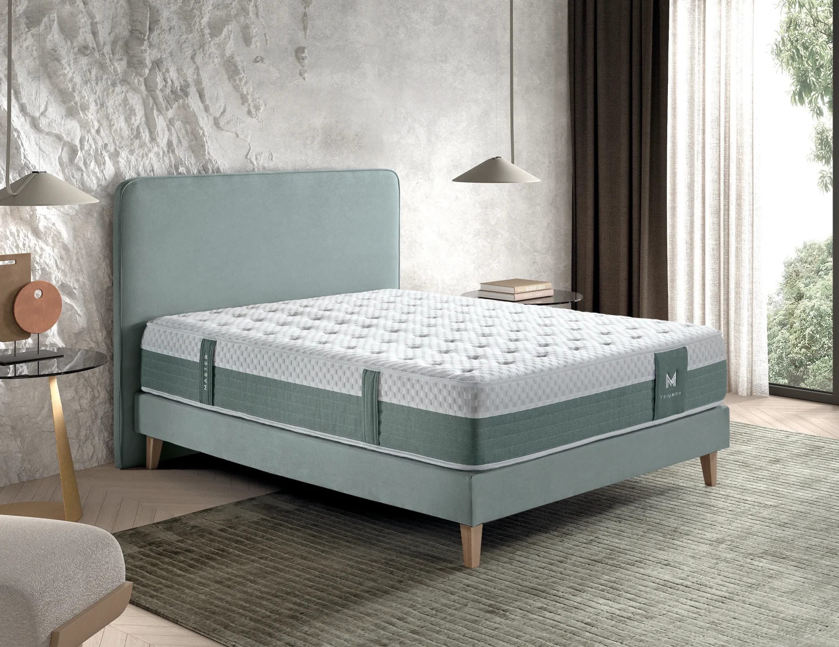 Colchón Triumph viscoelástico con muelles ensacados – 30 cm de confort premium