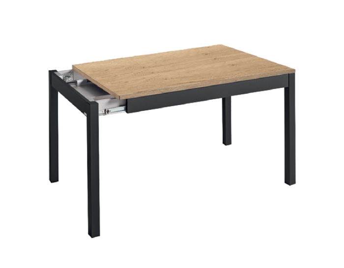 Taula extensible Atenas roure i negre