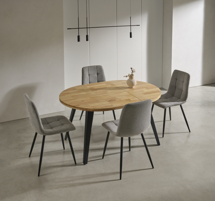 Mesa extensible redonda Siena