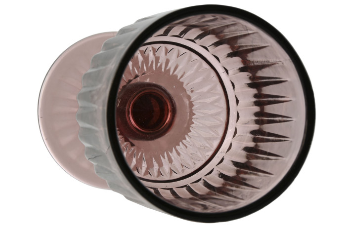 Set 6 Gots de Vidre Rosats Vintage 270 ml