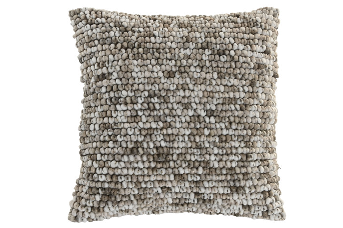 Coixí Decoratiu Texturitzat en Tons Beix 45x45 cm