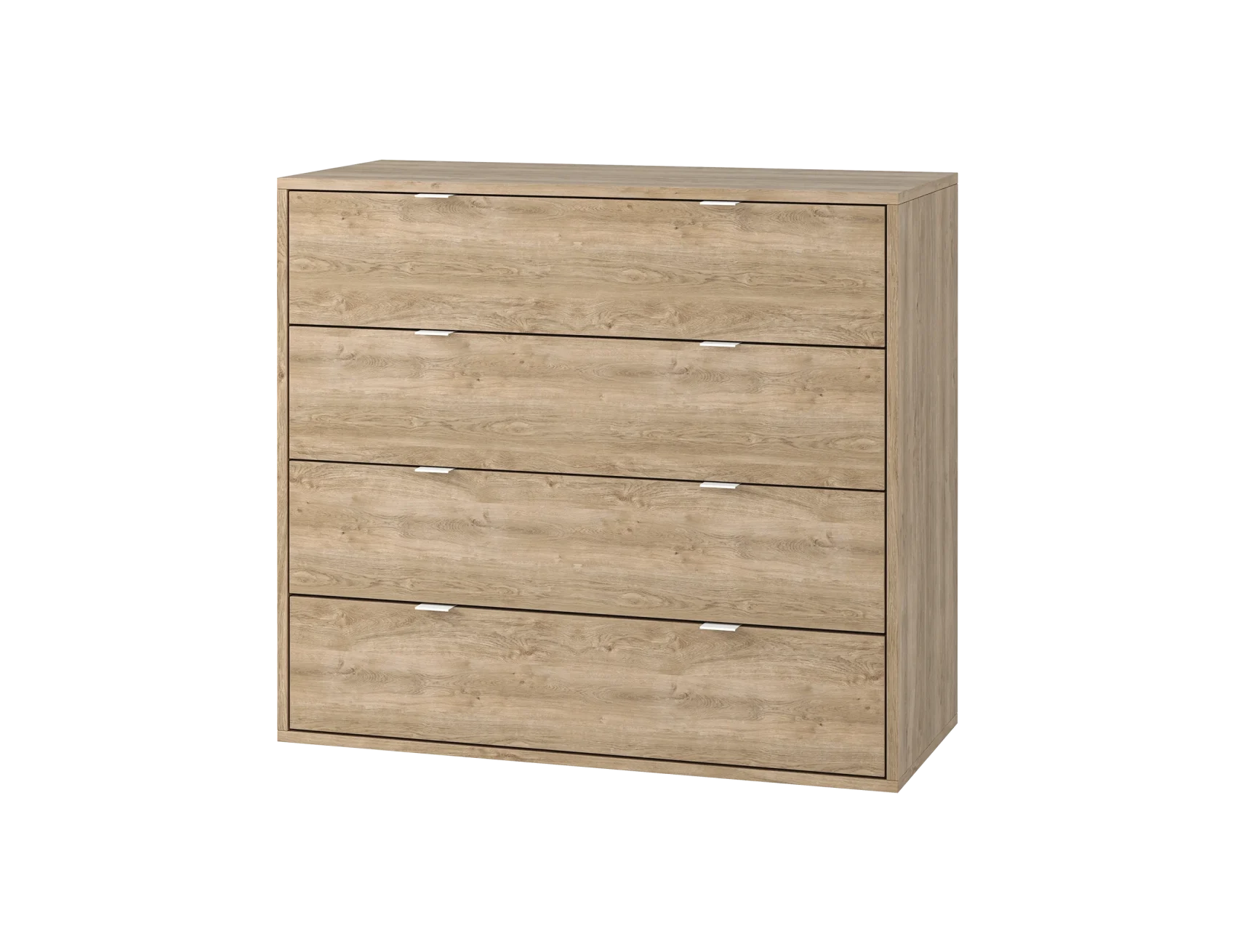 Còmoda 4 calaixos color roure natural