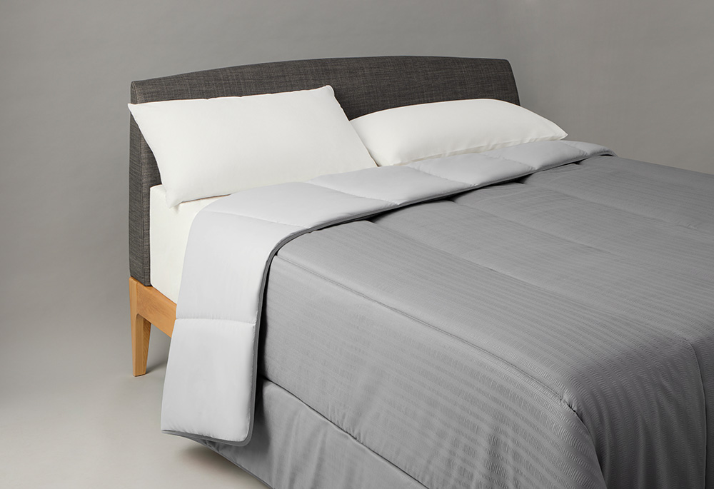 Edredó Nòrdic Trazos Microfibra Gris Fosc Velfont