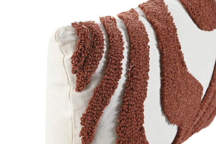 Coixí decoratiu texturitzat Terracota Wave Rectangular 30x50 cm