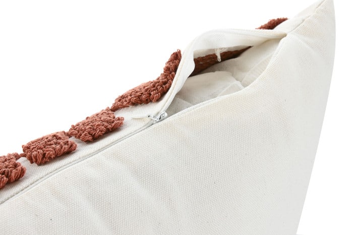 Coixí decoratiu texturitzat Terracota Wave Rectangular 30x50 cm