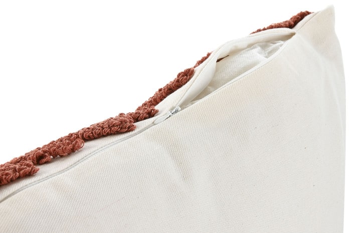 Coixí decoratiu texturitzat Terracota Wave 45x45 cm