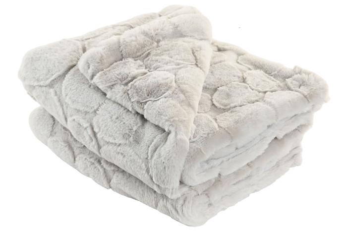 Manta Tèrmica Ultra Suau de Plush Gris