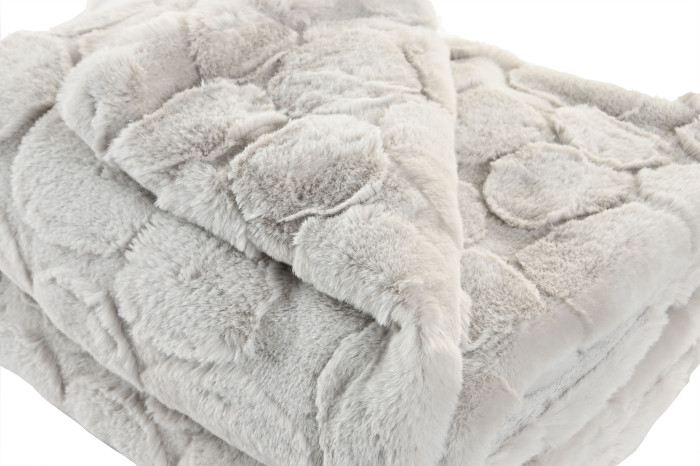 Manta Tèrmica Ultra Suau de Plush Gris