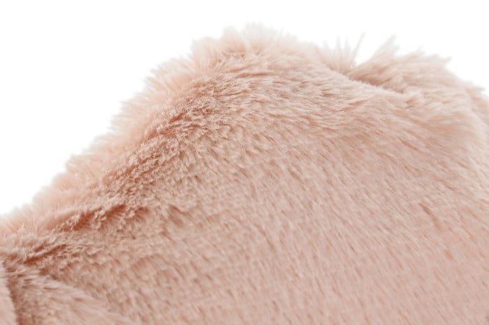 Coixí Cor de Peluix Suau Rosa