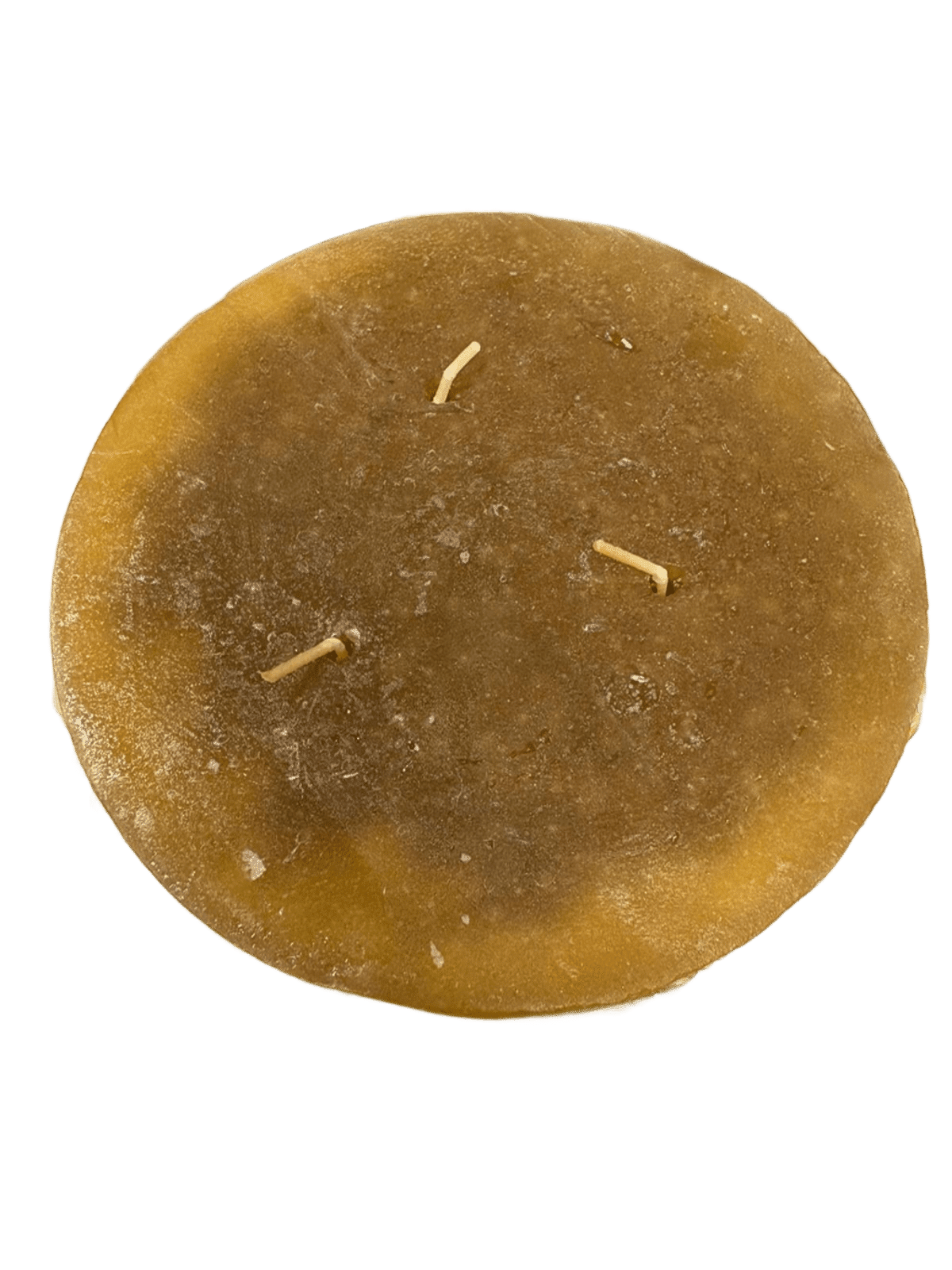 Espelma Artesanal de Cera Natural 3000g Aroma Vainilla – 3 Metxes