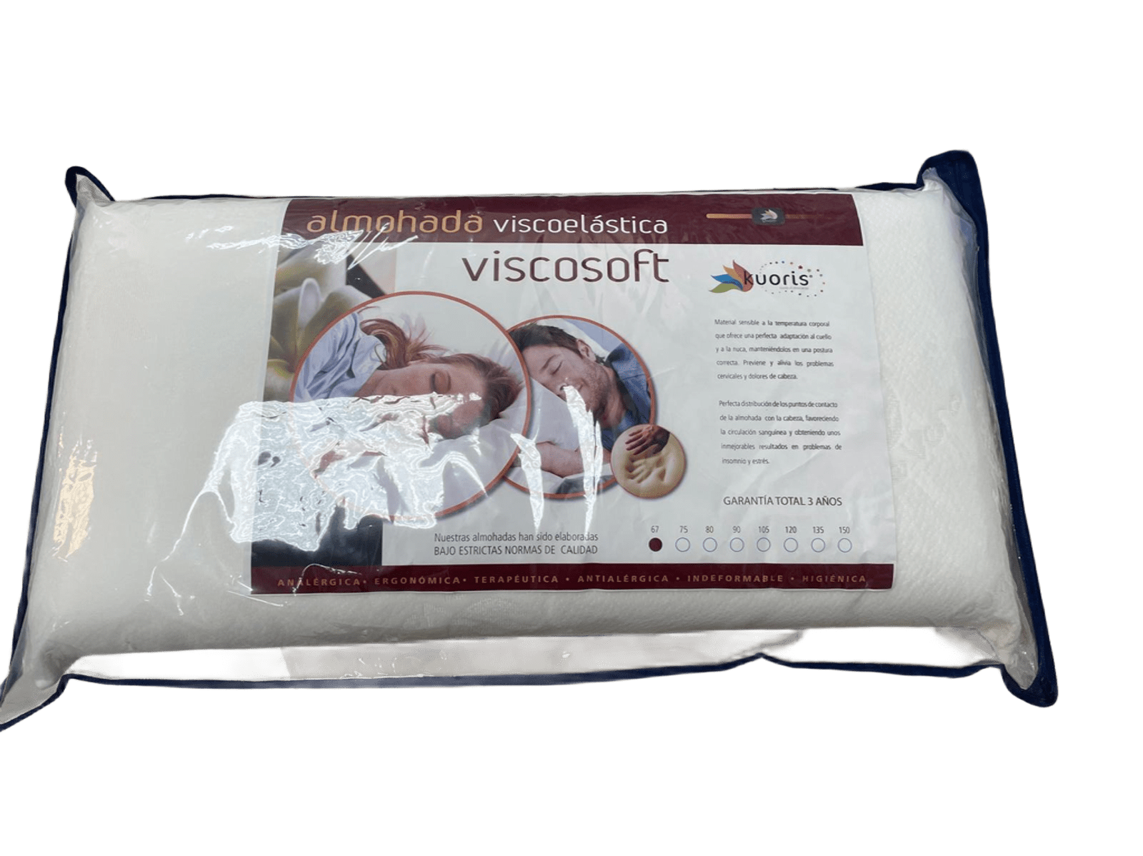 Coixí Viscoelàstic Viscosoft Kuoris Ergonòmic i Antial·lèrgic