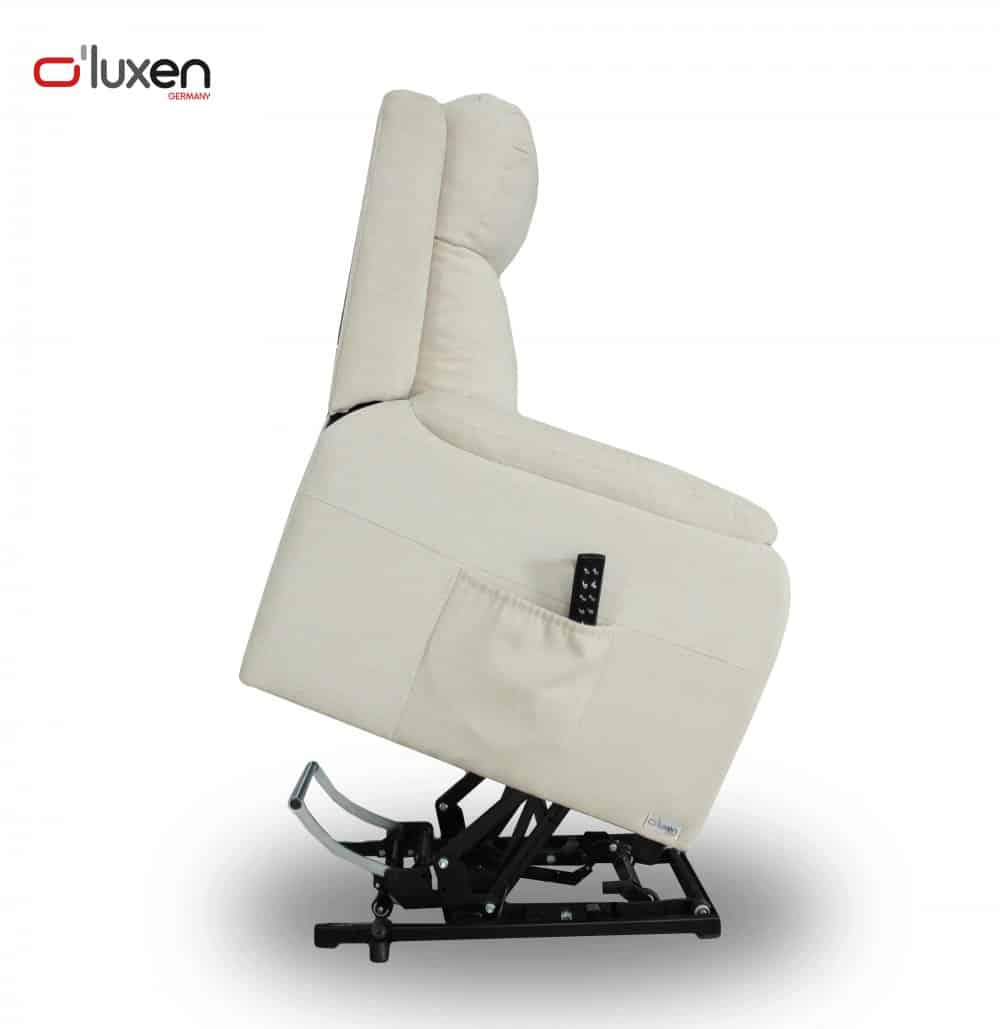 Butaca Relax Reclinable Luxen Germany Beige amb Comandament Lateral