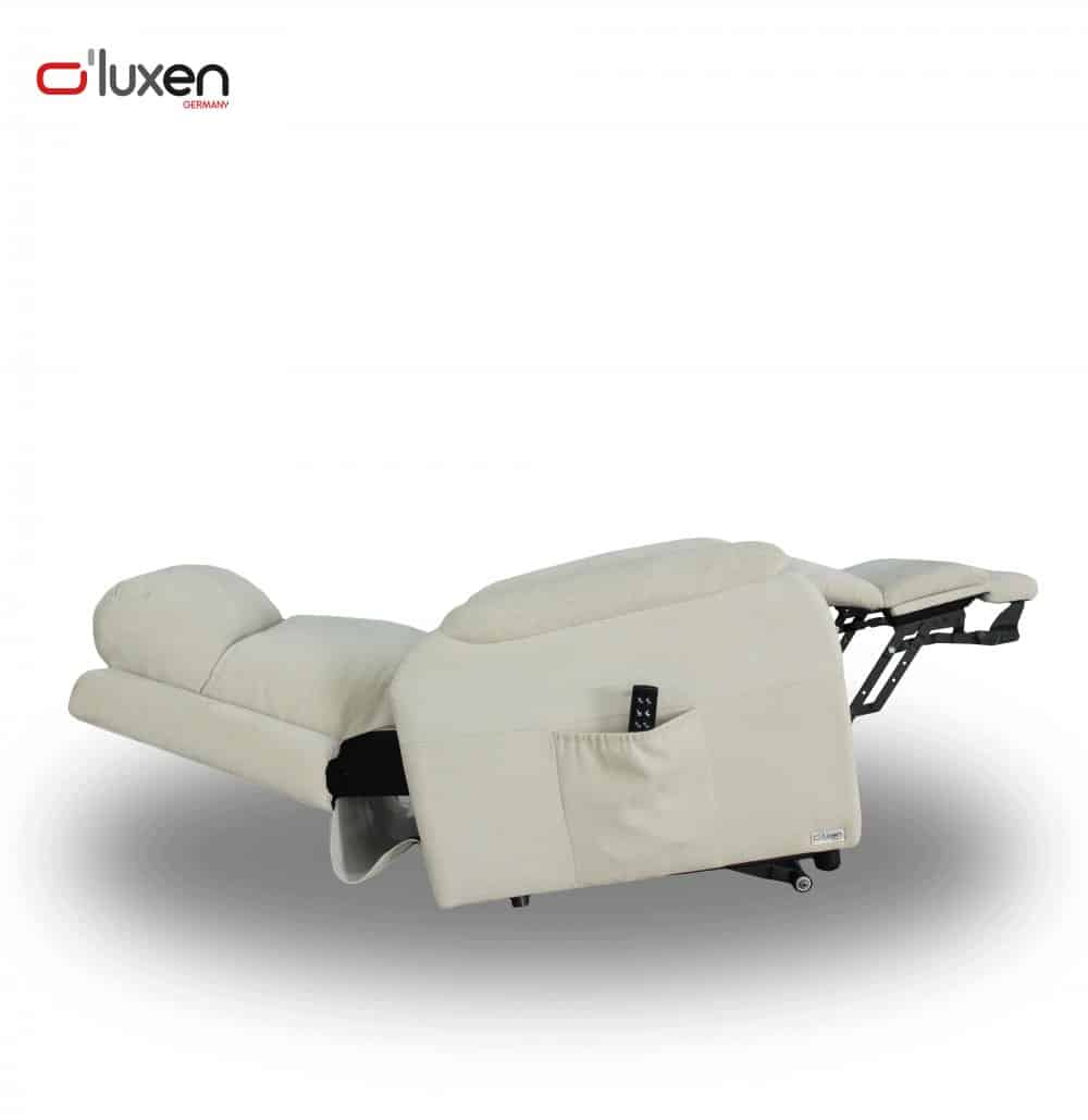 Butaca Relax Reclinable Luxen Germany Beige amb Comandament Lateral