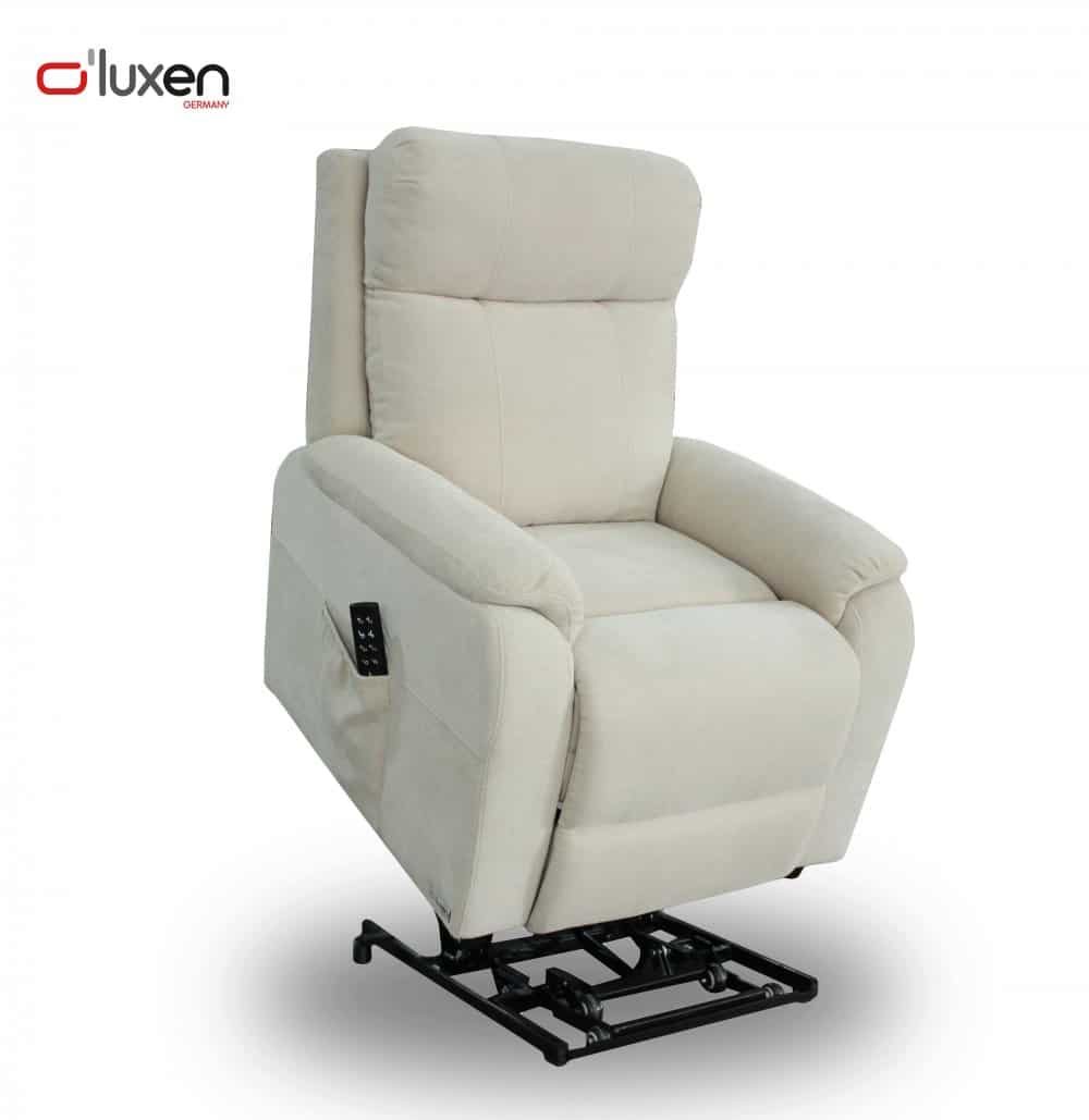 Butaca Relax Reclinable Luxen Germany Beige amb Comandament Lateral