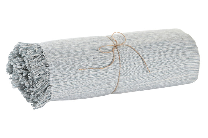 Plaid Decorativo Texturizado Nórdico con Flecos