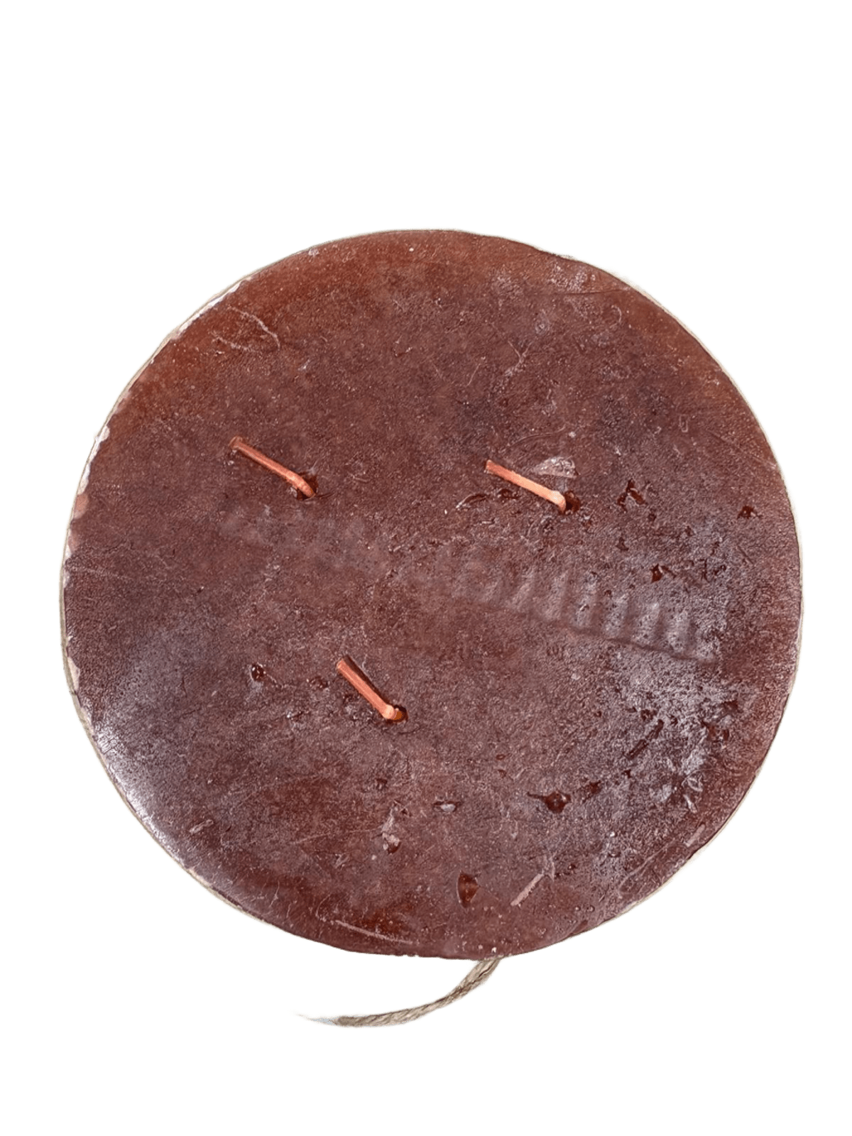 Espelma Artesanal de Cera Natural 3000g Aroma Ambre – 3 Metxes