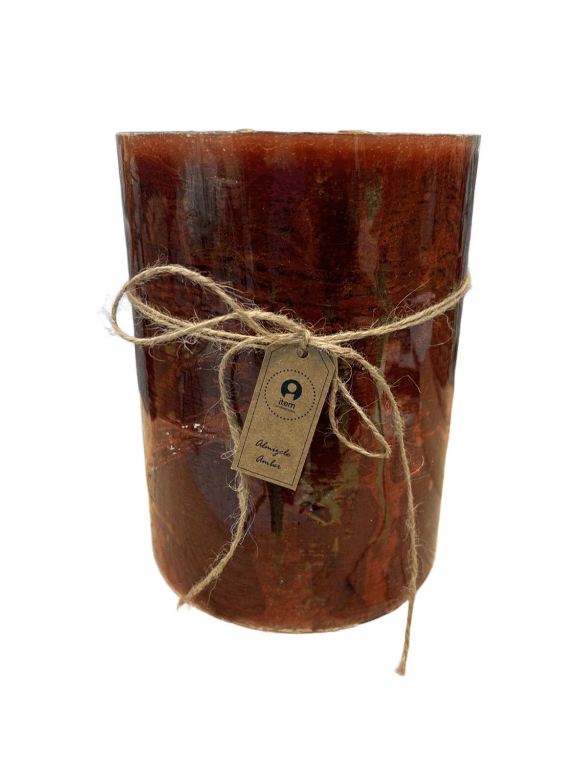 Espelma Artesanal de Cera Natural 3000g Aroma Ambre – 3 Metxes