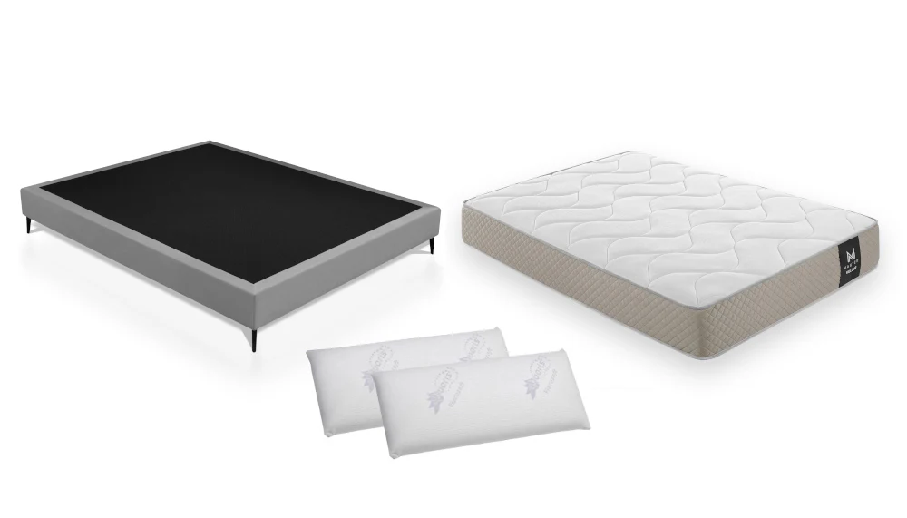 Pack Matalàs VELOUR 700 Molles Ensacades + Base Master + Coixins de Regal