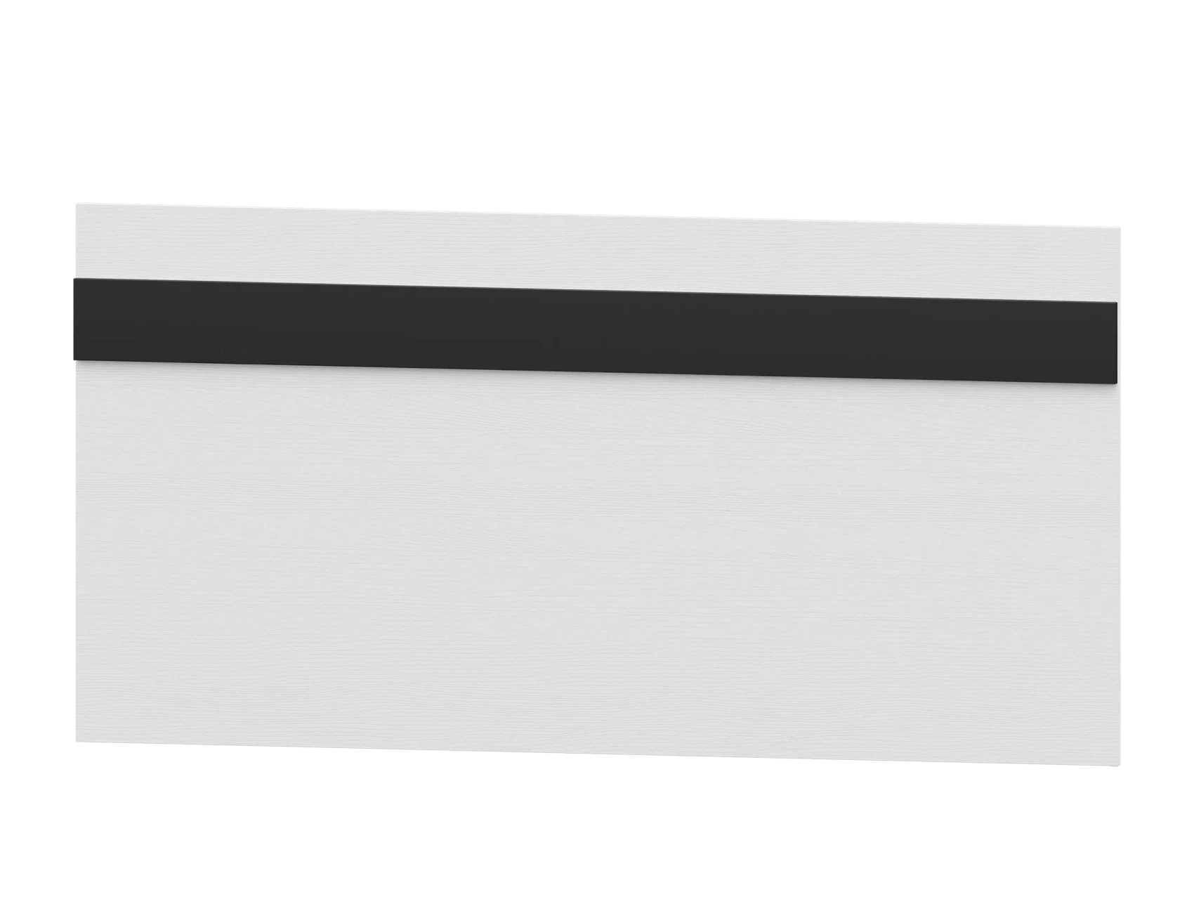 Cabecero Minimalista Blanco y Negro – Diseño Lineal Moderno