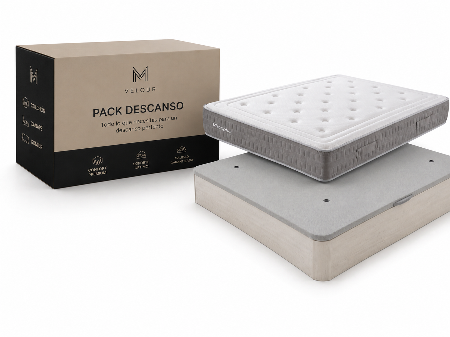 Pack canapè i matalàs amb llençol de sota de regal