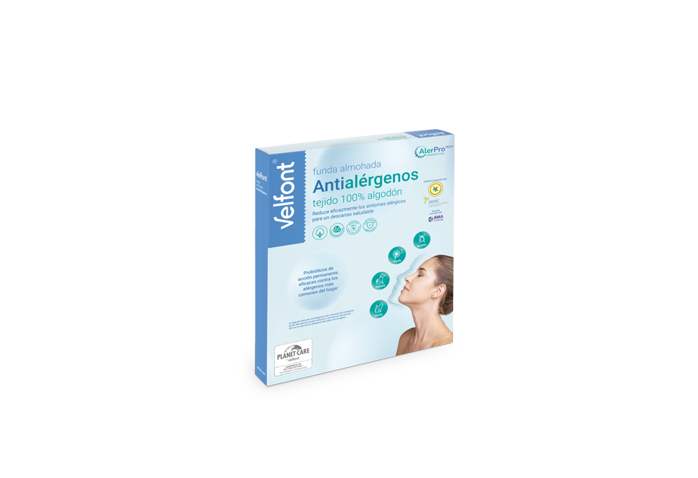 Funda de Almohada Antialérgenos Velfont