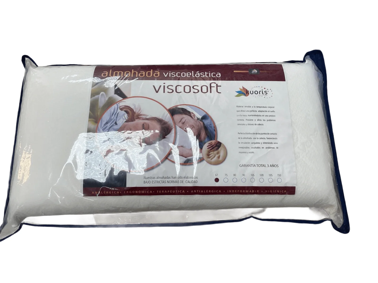 Almohada Viscoelástica Visco-Soft de Kuoris – Visco Inyectada