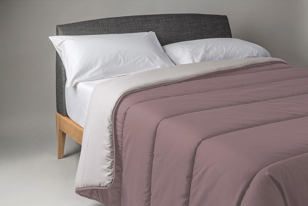 Edredó Nòrdic Velfont Denver Color Rosa i Beix – Bicolor Reversible