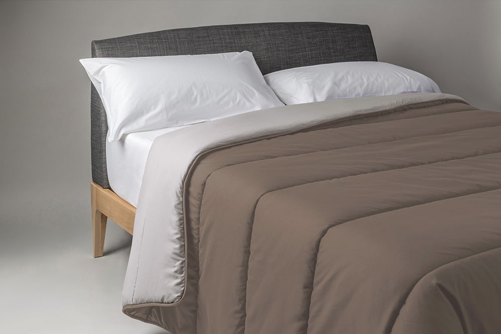 Edredó Nòrdic Velfont Denver Color Taupe i Beix – Bicolor Reversible