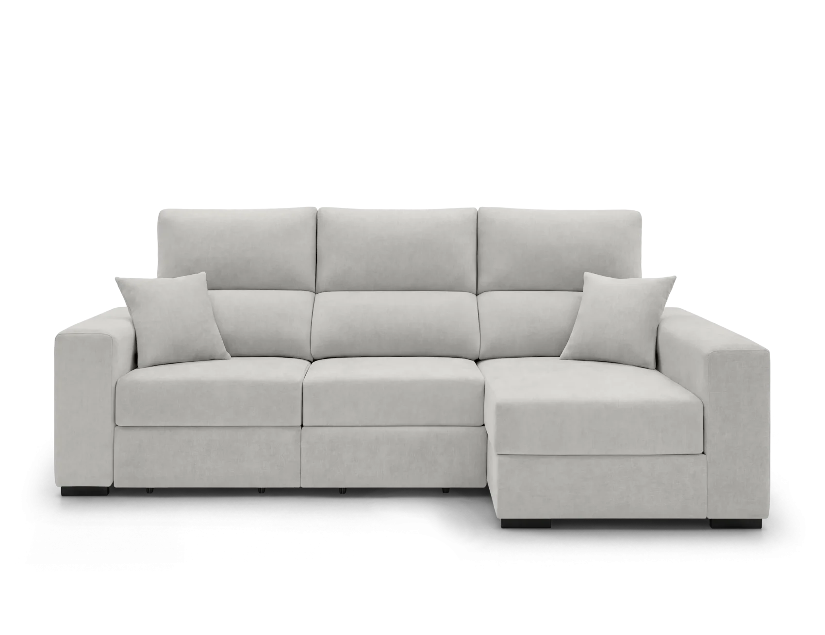 Sofà Xaise Longue Lyra 255 cm – Seients Lliscants i Capçals Reclinables