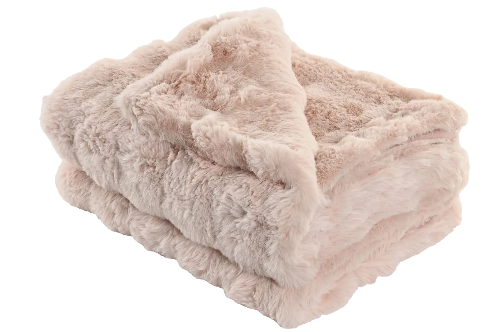 Manta Pèl Suau – Rosa Pàl·lid, 130 × 170 cm